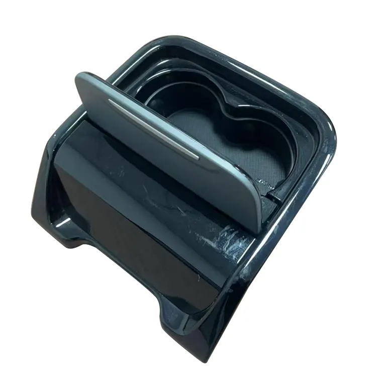 Rear Sliding Cup Holder And Storage Compartment